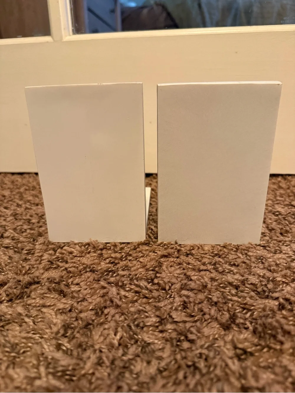 Hobby Lobby White Owl Bookends with Gold Glasses - Picture 5 of 9